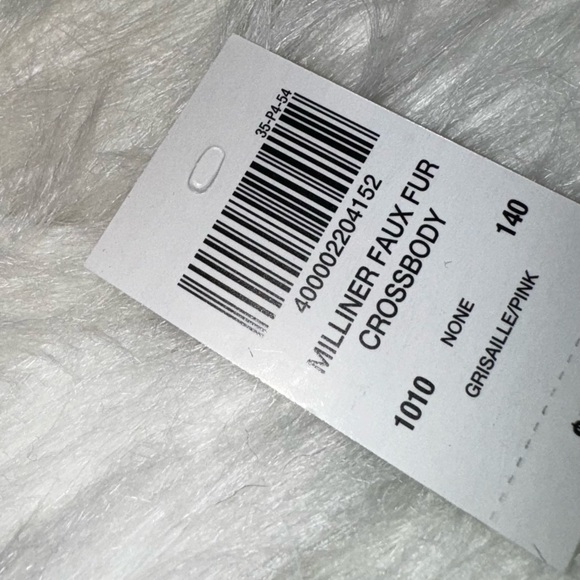 Henri Bendel Milliner Faux Fur Crossbody, Grisalle/Pink - Picture 7 of 7